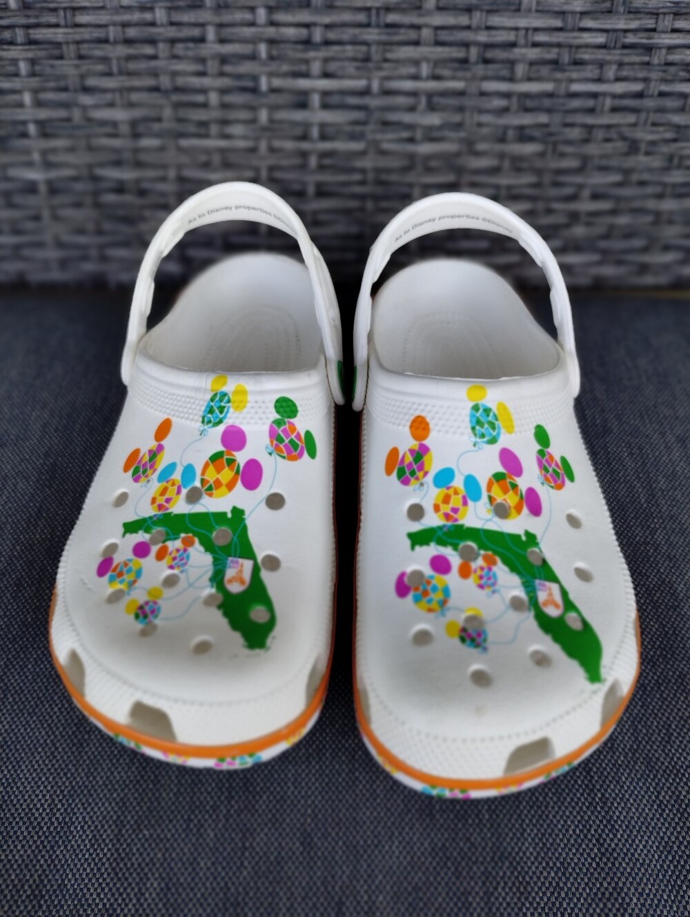 Crocs x Disney World 50th Anniversary Vault Clogs Men’s 8 Women’s 10 White